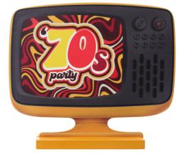 Décoration en bois années 70:22 x 4 x 18 cm, coloré 