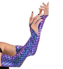 Handschuhe Meerjungfrau:lila