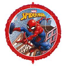 Spiderman Folienballon:45 cm, mehrfarbig 
