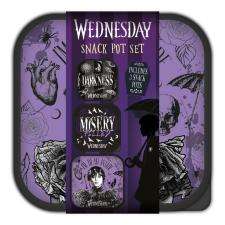 Wednesday Lunch Boxes 3 in 1 Snack Pots:11,5 x 11,5 x 5,5 cm 