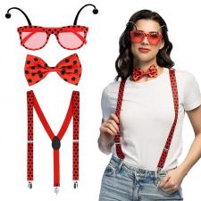 Set Coccinelle: Accolades, lunettes et voler:rouge 