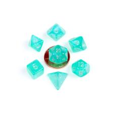 FanRoll pack dés Sharp Mini Stardust Turquoise 