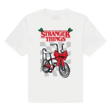 Stranger Things T-Shirt Christmas Bike (L) 