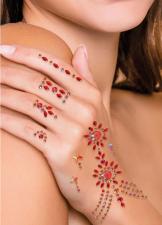 Strasssteine für die Hand:rot 