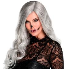 Hexenperücke Hallovogue:grau 