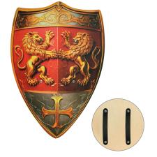 Lionheart wooden shield:50x32 cm 