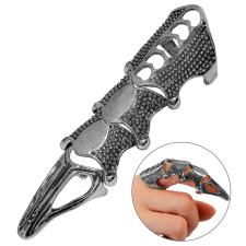 Silver armor ring