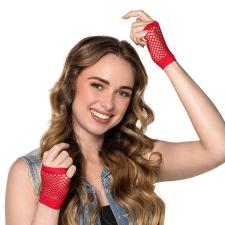 Gloves Mesh short:red 