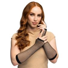 Gloves Mesh long:black 