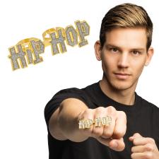 Bague Hip-hop:or