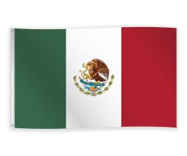 Drapeau Mexique:150 x 90 cm, multicolore 
