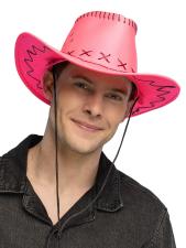 Accessoires:Cowboyhut Savanne neonfarbig UV:KW 58 cm, pink 