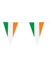Accessoires:Irland Wimpel Girlande:10 m, mehrfarbig 