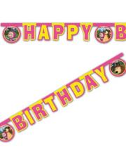 Accessoires:Masha & Bear Happy Birthday Buchstaben Girlande:2 m, mehrfarbig 