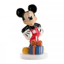 Mickey Mouse Bougie d'anniversaire:8cm 