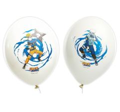 Naruto Latexballons: Kindergeburtstag Partydekoration:6 Stück, 27 cm