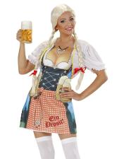 Accessoires:Oktoberfest tablier Bayern-Girl:multicolore 