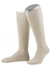 Chaussettes montantes Oktoberfest pour hommes et femmes – Pointes & talons renforcés:beige 