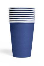 Accessoires:Party Trinkbecher, Karton:8 Stück, 2.1 dl, blau 