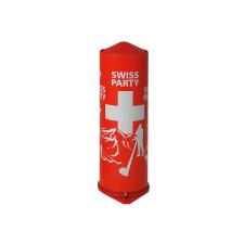 Table bomb Swiss Party:22 cm, red 