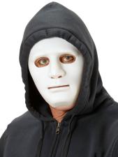 Halb-Maske:weiss 