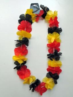 Blütenkette in Allemagnefarben  :100 cm, multicolore 