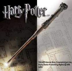 Baguette Harry Potter avec fonction lumière:marron 