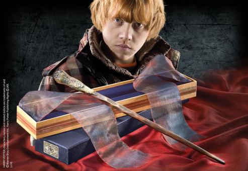Magic wand Ron Weasley:
Harry Potter Magic wand replica:35 cm, brown 