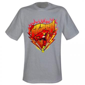 Flash T-Shirt: Sprint:grau 