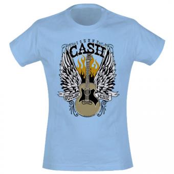 Johnny Cash Girl-Shirt: Outlaw Music 