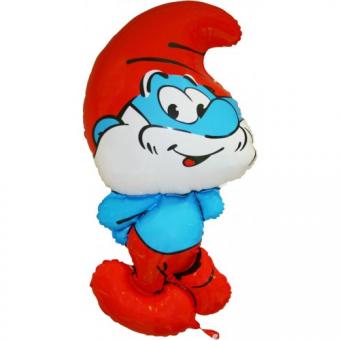 The Smurfs Balloon foil Papa:100 x 40 cm, red 