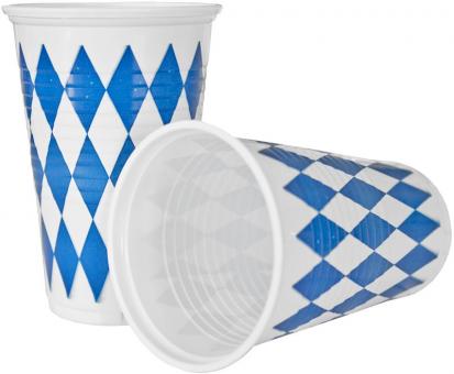 Oktoberfest Party mug Bavaria:10 Item, 2 dl, blue/white 