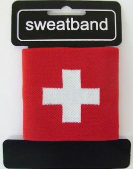 Schweiz Pulswärmer:rot 