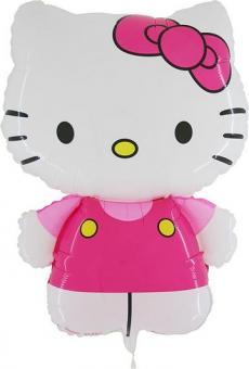 Hello Kitty Mini Ballon feuille: Ne convient pas à l'hélium.:33 x 24 cm, pink/rose 