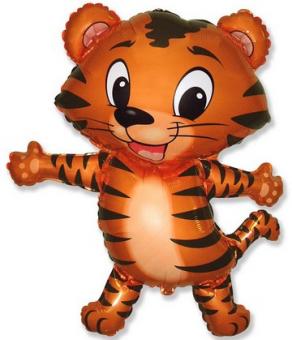 Tiger Ballon feuille:60 x 70 cm, marron 