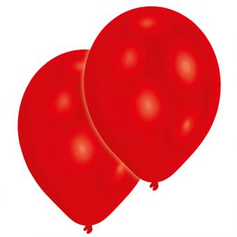 Luftballons:10 Stück, 27.5cm, rot 