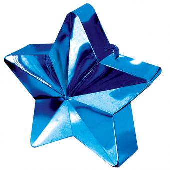 Étoile de poids de ballon:7.5 x 9cm, bleu 