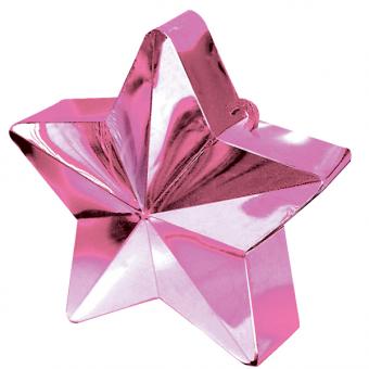 Étoile de poids de ballon:7.5 x 9cm, pink/rose 