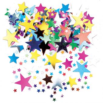 Confettis décoratifs Les étoiles:coloré 