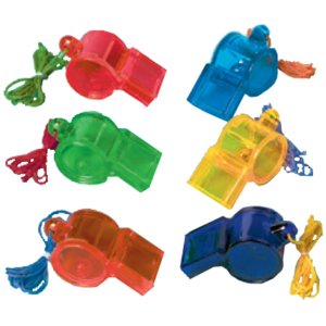 Soccer Whistles: Mitgebsel:12 Item, colorful 