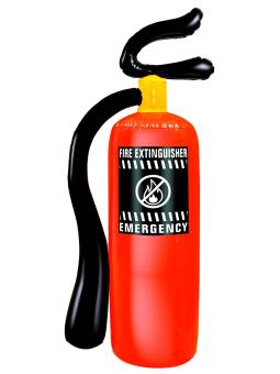 Aufblasbarer Feuerlöscher:50 cm, rot 