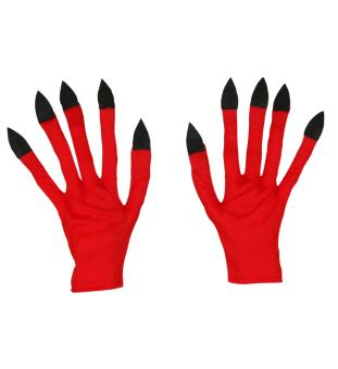 Teufel Handschuhe:rot