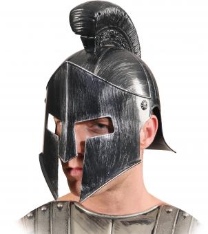 Gladiator Helm für Erwachsene:KW 60, silber 
