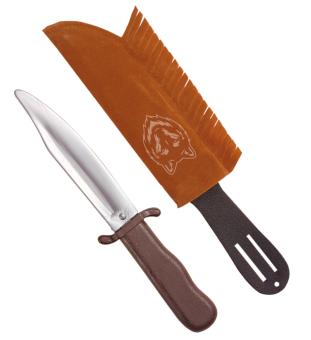 Couteau Indien:27 cm, marron 