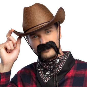 Cowboy/Gringo Moustache:black 