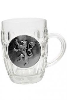 Game of Thrones: Verre de bière Lannister Metallic Logo 