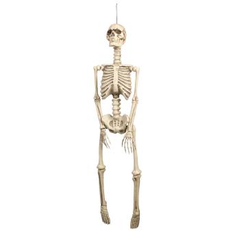 Décoration suspendue squelette : Halloween Decoration:92 cm, blanc 