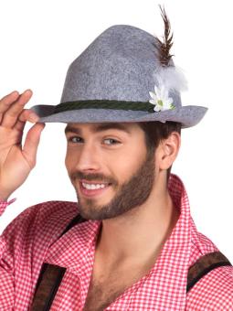 Chapeau Oktoberfest Homme : Style Traditionnel Bavarois:gris 