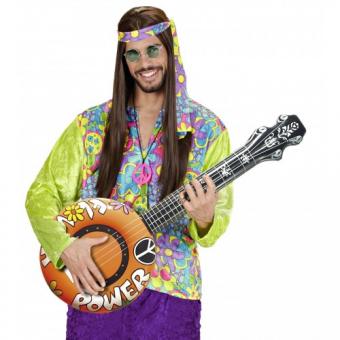 Aufblasbarer Banjo:100 cm, orange 