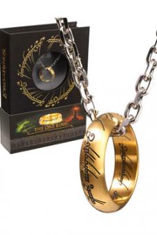 Herr der Ringe:  Stainless steel chain of one ring:or/gold 